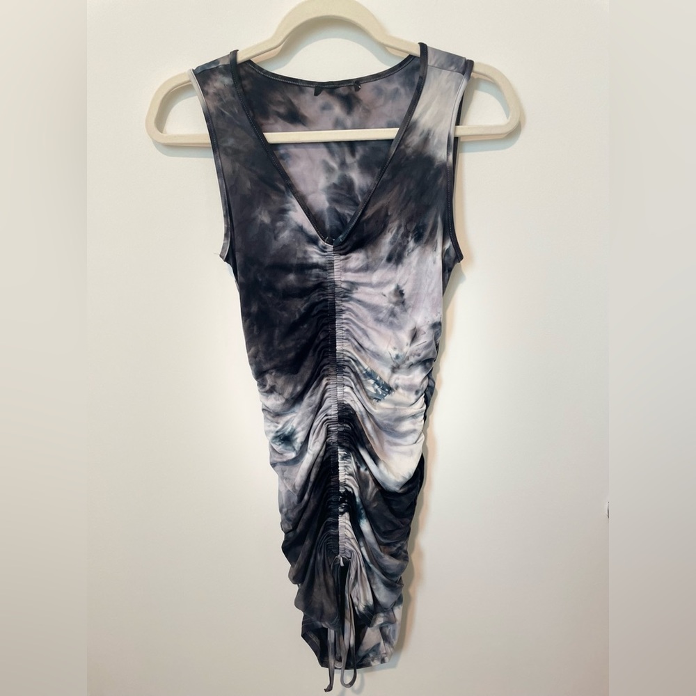 F21 Tie-Dye Body Con Mini Dress